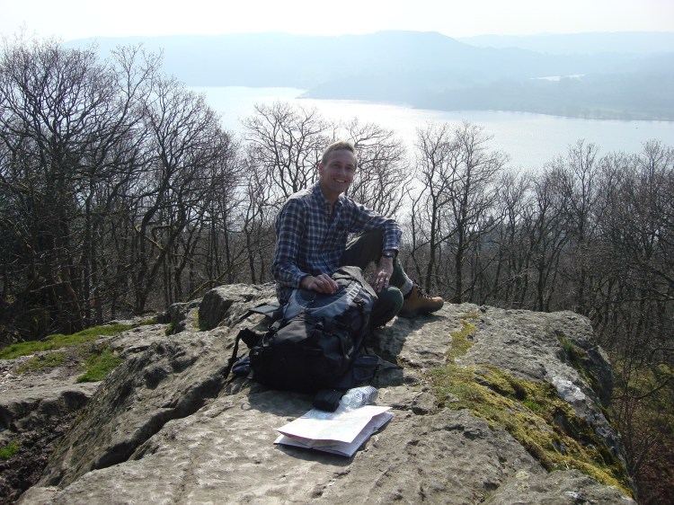 David at Jenkin Crag Ambleside