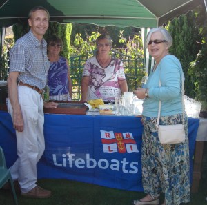 David with members of the Bury Ladies Guild of the RNLI