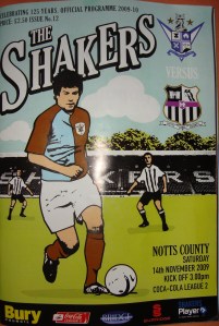 Bury v Notts C Programme 002REV