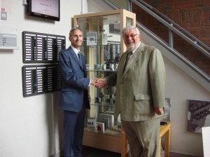 David with Rowe Hankins Ltd's founder Toni Hankins